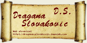 Dragana Slovaković vizit kartica